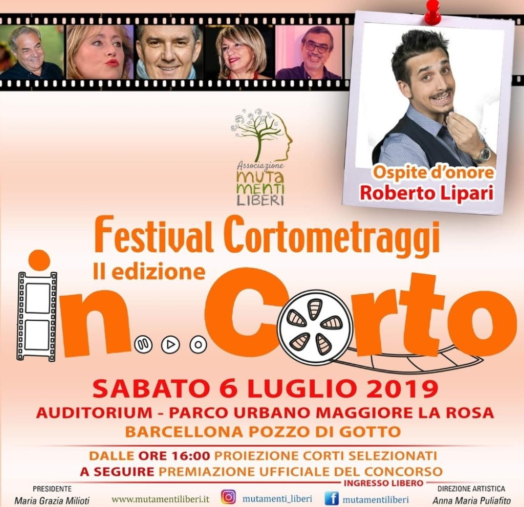 locandina-festival-in-corto-2019-1024x991 Barcellona, sabato 6 luglio la premiazione del festival "In...corto"