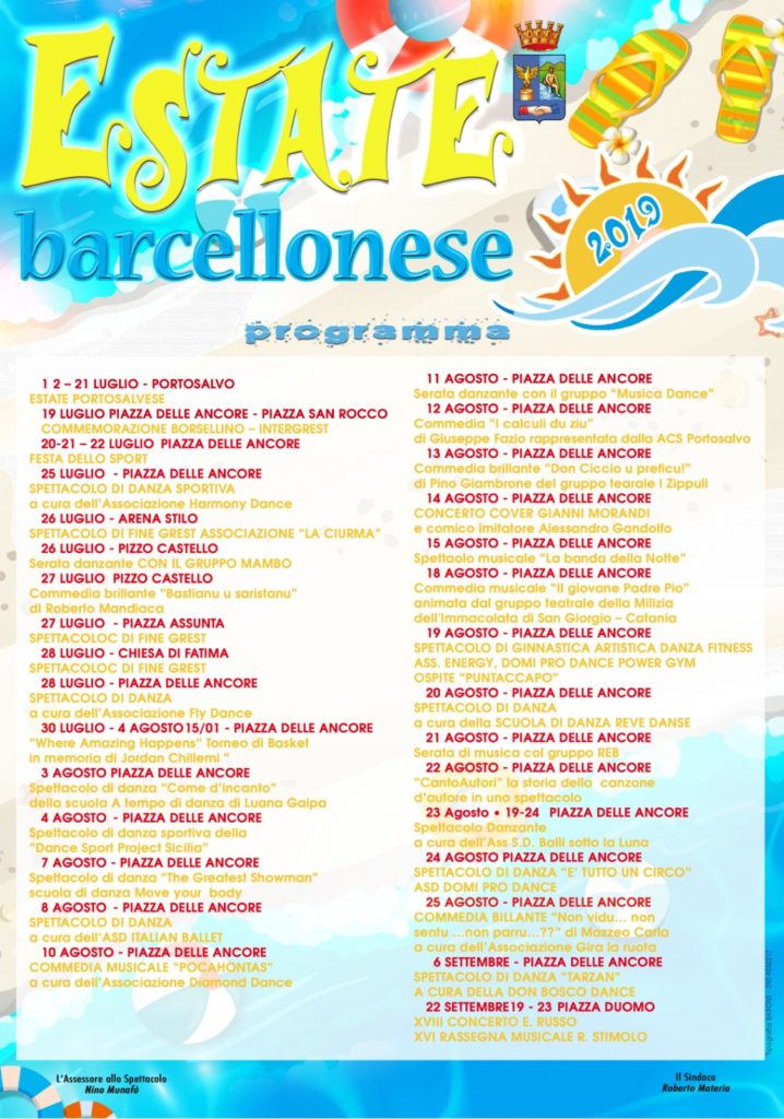 cartelloneestivobarcellona2019-718x1024 Barcellona, completato un cartellone estivo che punta sull'iniziativa privata e sulle tradizioni religiose
