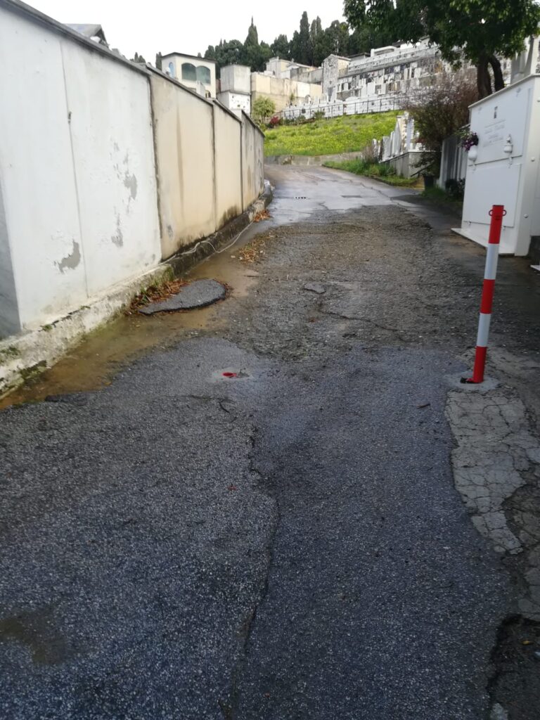 e15b3fa9-b392-4381-a334-00b1096eabe8-768x1024 Ingresso al cimitero vietato dal retro? Non tutti apprezzano. La segnalazione