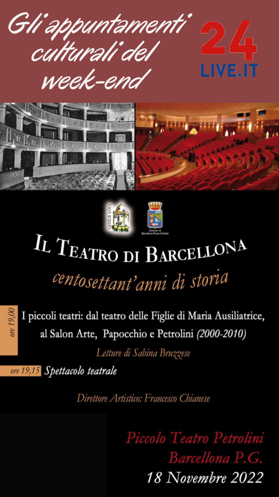 1-576x1024 Barcellona, un week-end denso di appuntamenti culturali tra teatro, libri e spettacoli musicali