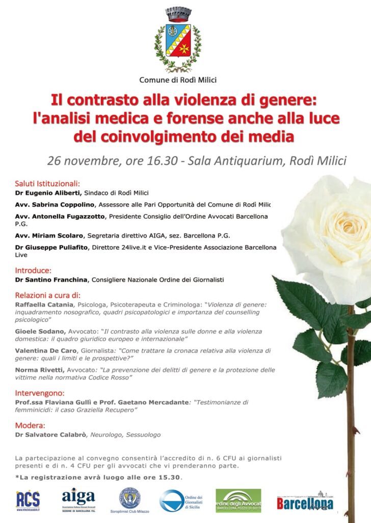 Locandina-26-Novembre-728x1024 Contrasto alla violenza di genere: un convegno a Rodì Milici, il prossimo 26 novembre