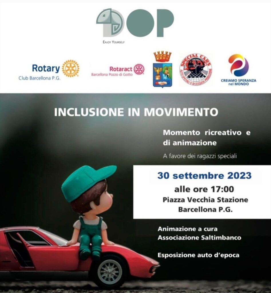 inclusione-in-movimento2-947x1024 Il Rotary Barcellona organizza oggi pomeriggio in piazza Seme d'Arancia l'evento "Inclusione in movimento"