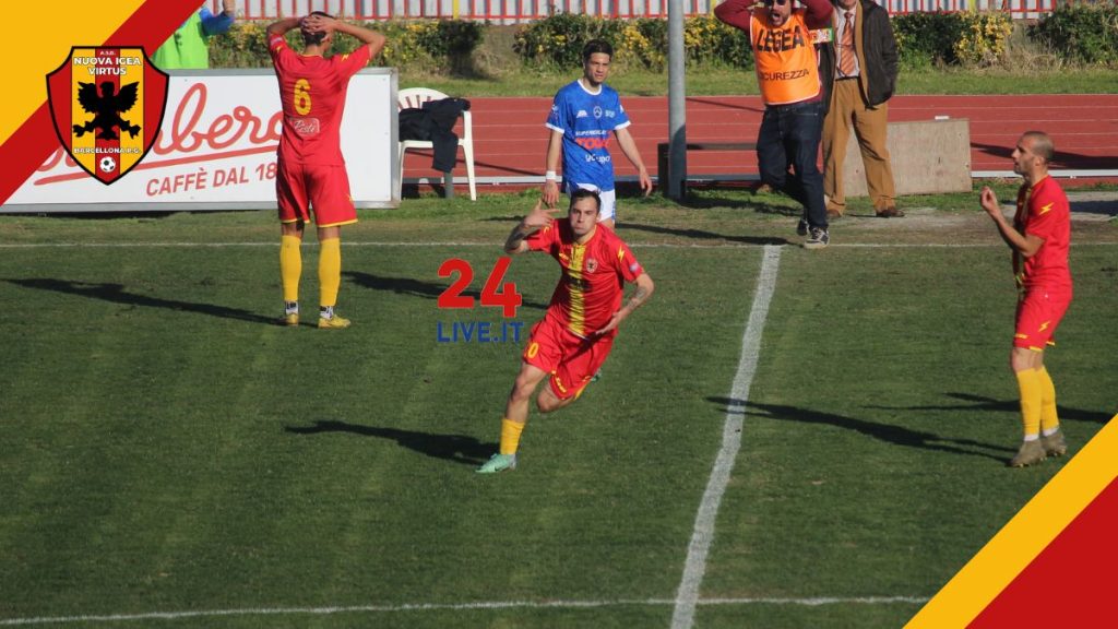24LIVE-EVIDENZA-igea-santagata-gol-longo-2-1024x576 La Nuova Igea Virtus domina il Città di Sant'Agata e continua la risalita in classifica