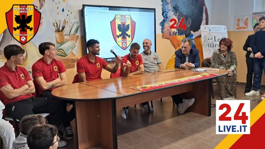 24live-igea-scuola-verga-3-1024x576 La Nuova Igea Virtus incontra le scuole: primo appuntamento con gli studenti della "Verga"