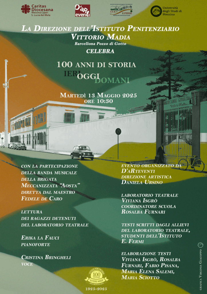 Madia-1-722x1024 Centenario del Vittorio Madia: 100 anni di storia, riscatto e cultura dietro le mura della casa circondariale di Barcellona Pozzo di Gotto