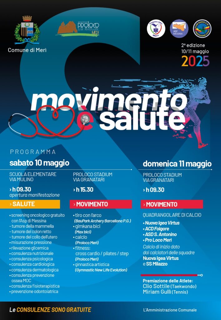 Movimento-e-salute-708x1024 “Movimento è Salute”: sport e prevenzione al centro a Merì