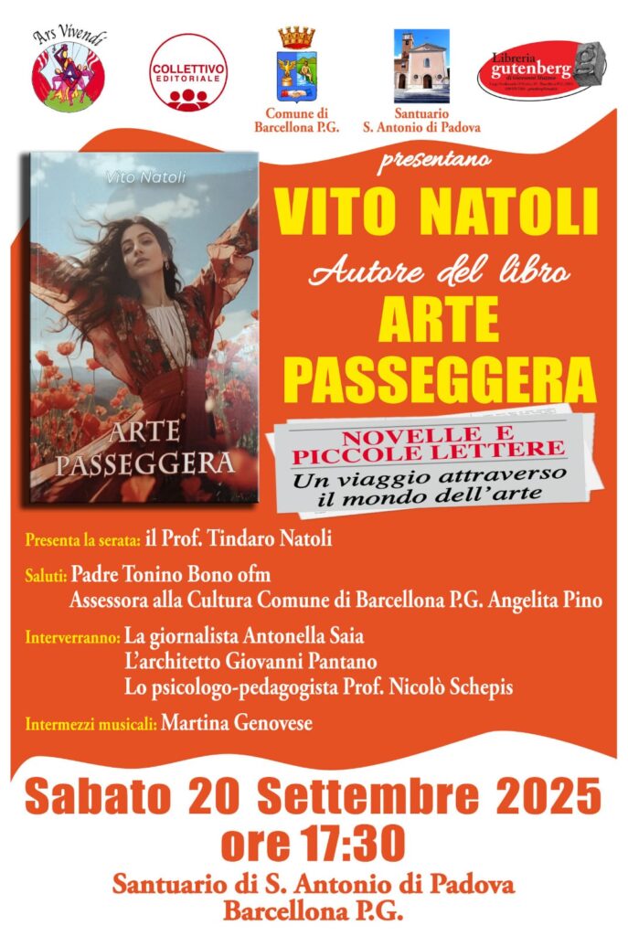 Natoli-687x1024 Barcellona: presentazione del libro "Arte Passeggera" di Vito Natoli
