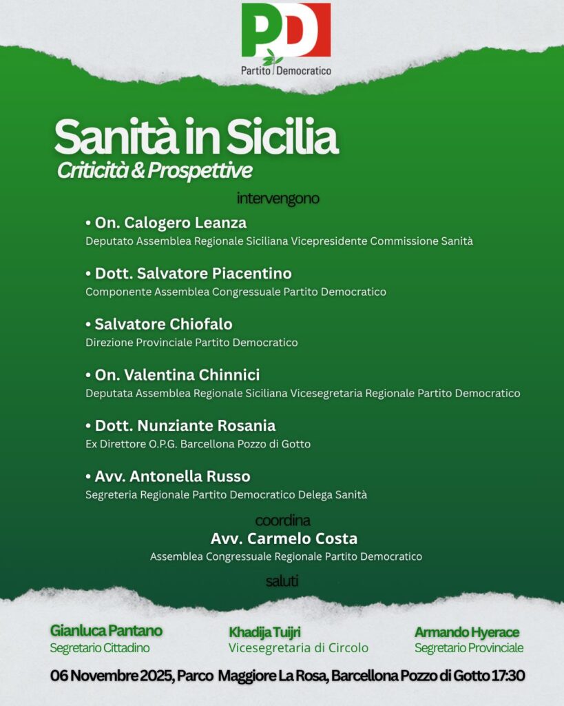 Pd-sanita-in-Sicilia-819x1024 Barcellona: il PD organizza "Sanità in Sicilia. Criticità & Prospettive"