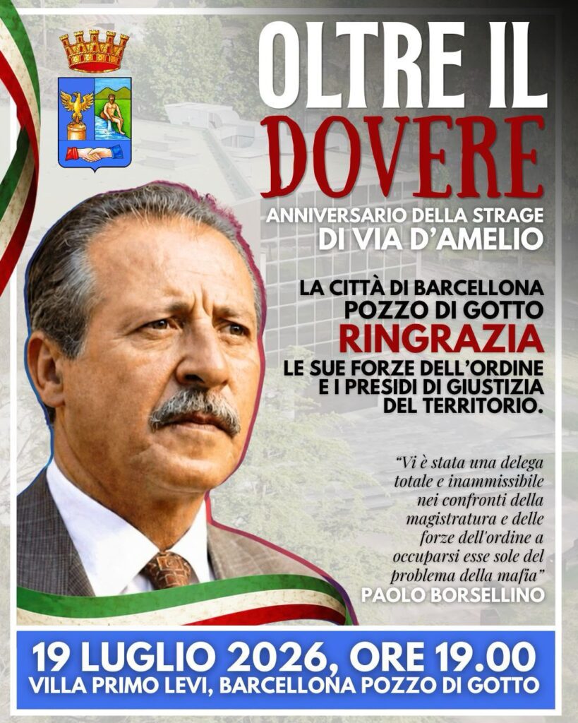 Oltre-il-dovere--819x1024 Barcellona, "Oltre il dovere": la manifestazione in onore di Paolo Borsellino